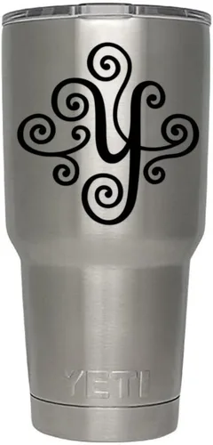 Miniatura 76 de Monogram - Calcomanía troquelada/vinilo adhesivo. Haga clic para opciones de color/letra. Disponible en cuatro colores y todas las letras de la A