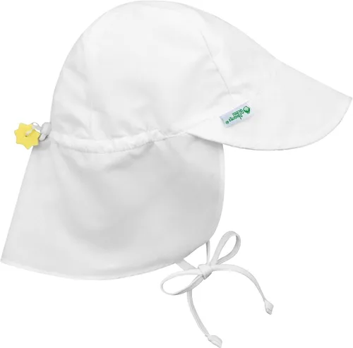 green sprouts Sombrero de natación con solapa para bebé