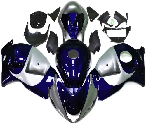 Miniatura 19 de Inyección ABS Chameleon Green Blue Kit de carenado apto para 1997-2007 Suzuki GSXR1300 Hayabusa Carenados GSX-R1300 97 98 99 01 02 03 04 05 06 07
