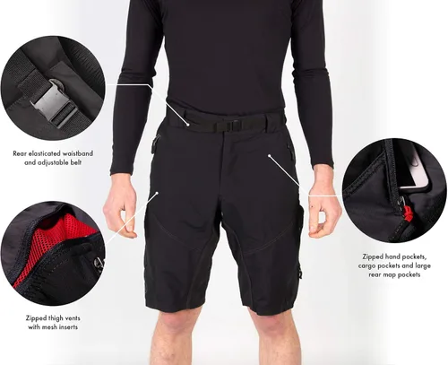 Miniatura 3 de Endura Pantalones cortos de ciclismo Hummvee para hombre con forro