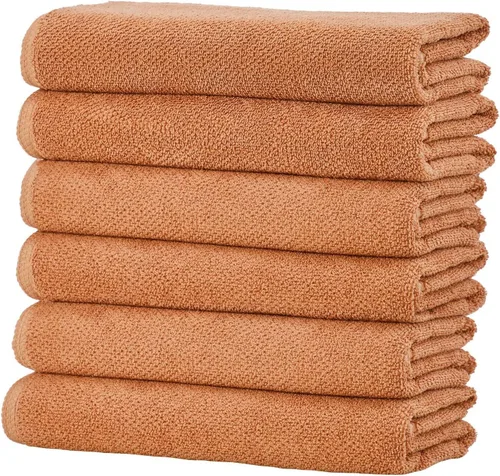Miniatura 26 de Great Bay Home Toalla de baño blanca – Toalla de baño de gran tamaño 100% algodón de 68 x 35 pulgadas – Absorbente, de secado rápido, toalla de baño