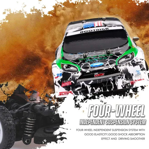 Miniatura 4 de GoolRC WLtoys K989 - Coches de control remoto a escala 1:28 de 2.4 GHz, auto de carreras de alta velocidad 4WD 30KM/H, autos de deriva RC