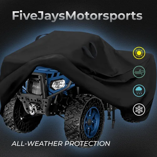 Miniatura 4 de Cubierta para ATV con asas y hebilla - Para todo tipo de clima - Cubierta para ATV al aire libre - Protección de alta resistencia - Para 4