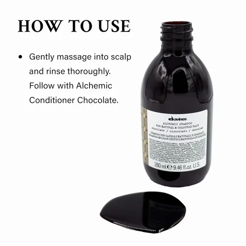 Miniatura 4 de Davines Champú alquimico, limpieza segura para cabello teñido, 6 tonos vibrantes para iluminar e intensificar