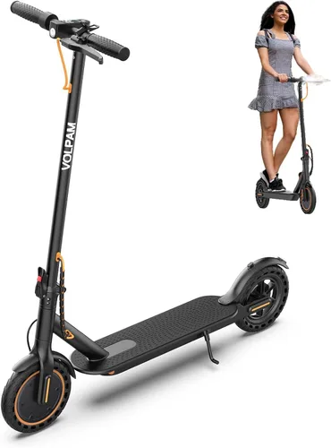 Miniatura 9 de Scooter eléctrico para adultos con neumático sólido de 8.5"/10", motor potente de 350 W/500 W y velocidad máxima de 19/22 MPH, alcance de 16/23 Gris