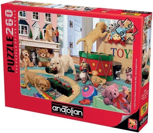 Miniatura 10 de Anatolian Puzzle - Gatos en la playa, rompecabezas de 260 piezas, #3322, marrón/a