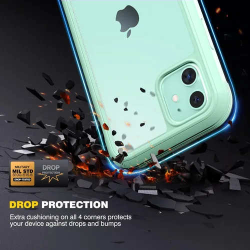 Miniatura 307 de Diaclara Funda diseñada para iPhone 16, mejorada [protección completa de la cámara], carcasa resistente de cuerpo completo con protector de pantalla