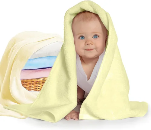 Miniatura 9 de Baby So... Suave y cálida – Mantas de felpa para bebé, azul, rosa, amarillo, blanco para niños, niñas, niños, recién nacidos, bebés, niños pequeños
