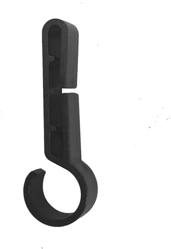 Miniatura 3 de Clips para faros delanteros para casco, paquete de 12 (negro, plástico, estilo moderno)