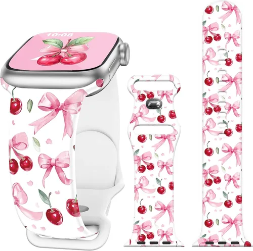 Miniatura 34 de Bandas de reloj de vacaciones compatibles con Apple Watch para mujeres y hombres de 38mm 40mm 41mm 42mm 44mm 45mm 46mm 49mm, para iPhone, iWatch