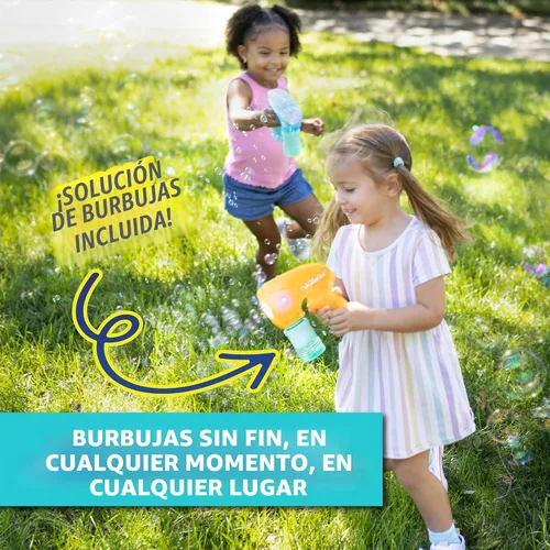 Miniatura 4 de Lanzador de burbujas iluminado: soplador automático de burbujas para niños, juguete de verano al aire libre y fiesta en la piscina