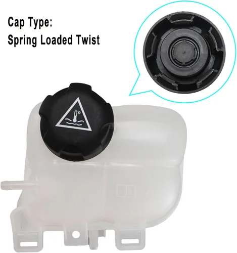 Miniatura 5 de 17137823626 Tanque de depósito de refrigerante de motor con tapa compatible con BMW 118i 318i i3 i3s i8 2014 - 2019, Mini Cooper Cooper Countryman