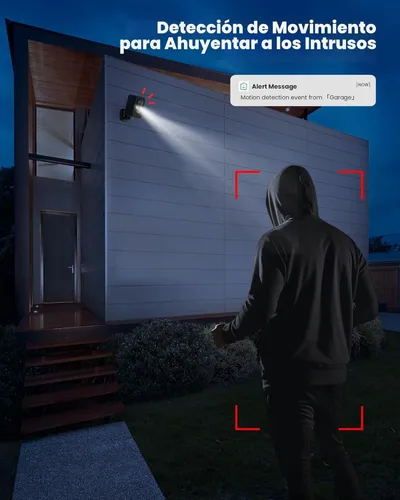 Miniatura 4 de Cámaras de seguridad BECAMSO inalámbricas para exteriores con batería: cámara horizontal de 180° para seguridad del hogar, batería, cámara