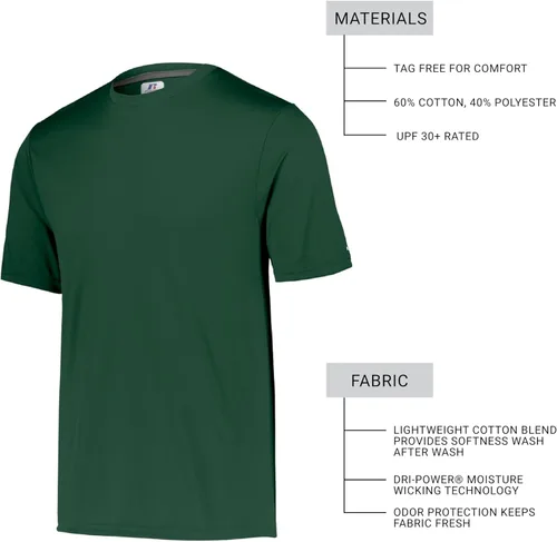 Miniatura 2 de Russell camiseta atlética para entrenar para hombre