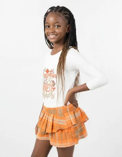 Miniatura 15 de Unique Baby Girls 2pc Skirt Set Outfit Long Sleeve Top with Skirt