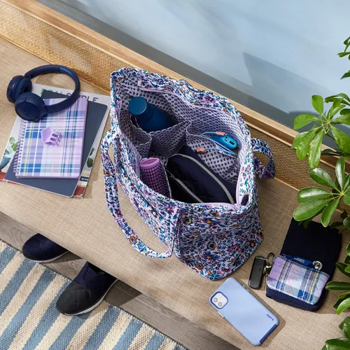 Miniatura 6 de Bolso tote Vera de algodón para mujer