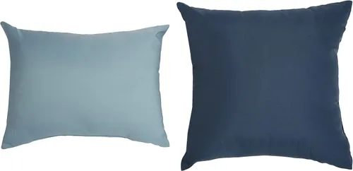 Miniatura 4 de Amazon Basics Juego de edredón Queen, microfibra suave, lavable a máquina, color acuarela azul con estampado floral, 10 piezas Acuarela Azul Floral