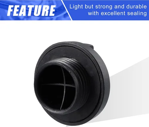 Miniatura 4 de X AUTOHAUX Tapa del depósito de combustible del motor, tapa de tapón de llenado de gasóleo para reemplazar 12180-01020 12180-21010 para Toyota