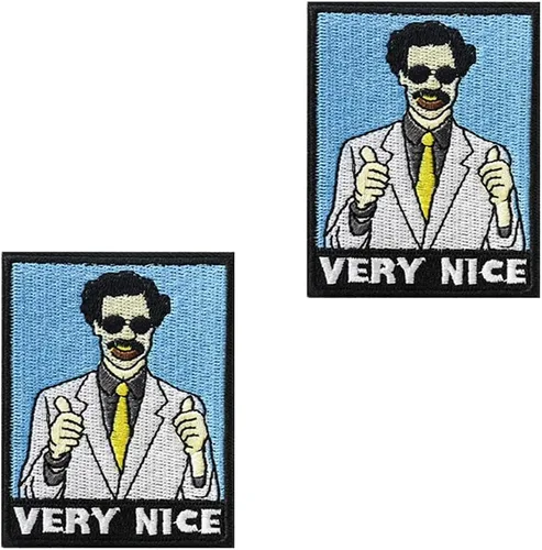 Miniatura 20 de 2 parches de ala de ángel divertidos bordados, cierre de gancho y bucle extraíble, emblema táctico militar para mochilas, chaquetas, ropa, jeans