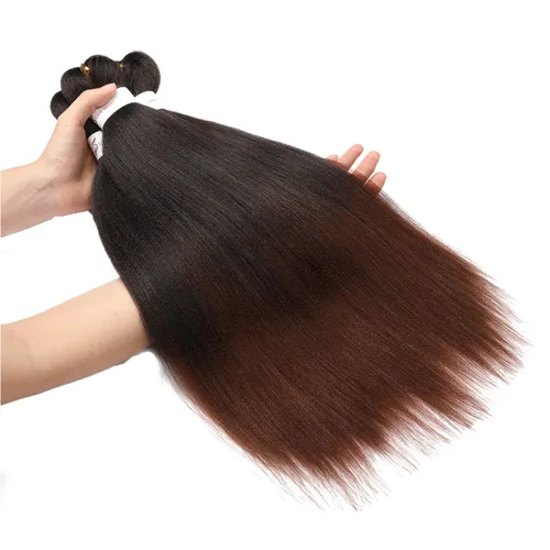 Miniatura 3 de Ubeleco 8 paquetes de cabello trenzado preestirado, 48 pulgadas, cabello trenzado ombré, textura Yaki suave, profesional, sin picazón, ajuste