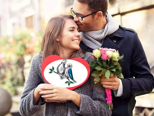 Miniatura 2 de Dije para el día de San Valentín, plata de ley 925, símbolo de adopción, corazón de princesa, flecha de cupido, pájaros de amor, se adapta a