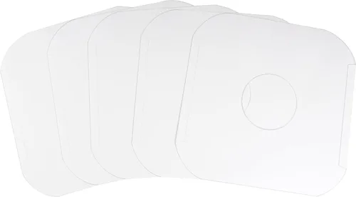 Miniatura 7 de (25) Fundas interiores de papel pesado sin ácidos de calidad de archivo con agujero para discos de vinilo de 12 pulgadas, papel duradero 20# - Fácil