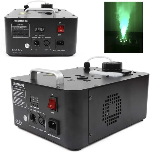 Miniatura 2 de Gdrasuya10 Máquina de niebla LED RGB de 900 W, máquina de humo para escenario de Halloween, máquina de humo para fiestas, DMX, DJ, escenario, niebla