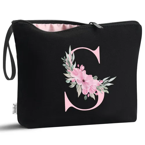 Miniatura 72 de Vavabox A-Z Bolsa de Maquillaje Personalizada, Regalos de Cumpleaños para Mujeres y Mamá, Regalos para la Mejor Amiga, Bolsa de Cosméticos