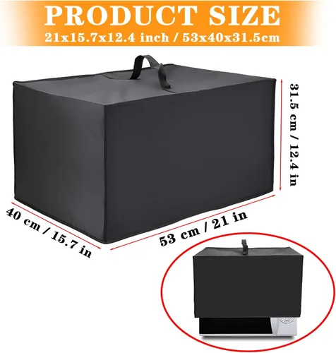 Miniatura 3 de OwnMy Funda Protectora para Parrilla de Horno de Microondas Resistente al Calor y a Prueba de Polvo - Funda Protectora de Microondas de Tela