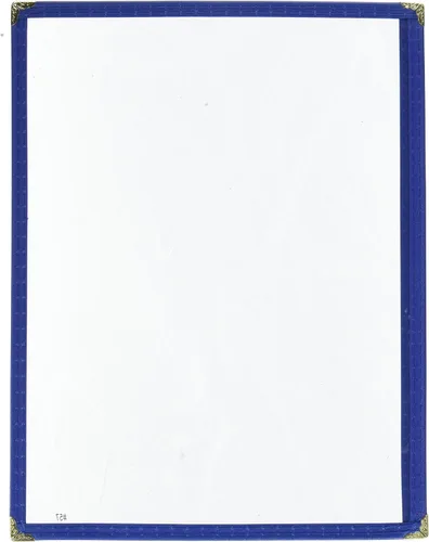 Miniatura 8 de Winco cubierta para menú, sencillo, 9.8 in x 12.4 in, negro