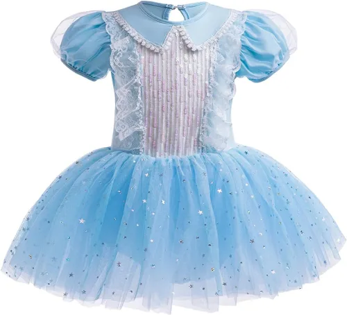 Miniatura 53 de MYRISAM - Maillots de princesa para niñas, tutú de ballet, vestido de bailarina con falda, para cumpleaños, fiesta elegante, disfraces de Halloween
