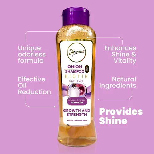 Miniatura 5 de ANYELUZ Kit Duo - Champú de cebolla + tamaño mini de viaje, cuidado e hidratación del cabello, control de aceite y limpieza profunda, fórmula