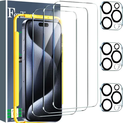 Miniatura 9 de Ferilinso Paquete de 6 Protectores de Lente de Cámara para Accesorios de iPhone 17 Pro, Compatible con Fundas de Teléfono, Cubierta de Vidrio