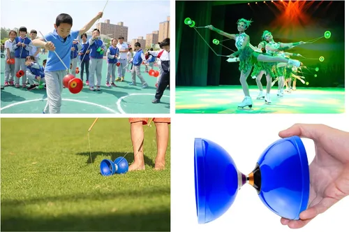 Miniatura 2 de MAGICYOYO Diabolos MD01 Pro Triple Bearings Diábolo Yoyos para niños, adolescentes y adultos, juguete de malabarismo giratorio de principiantes a