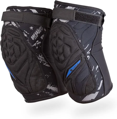 Miniatura 4 de VIRTUE Breakout Rodilleras – Almohadillas protectoras ligeras multideporte con forro de manga de compresión que absorbe la humedad y espuma moldeada