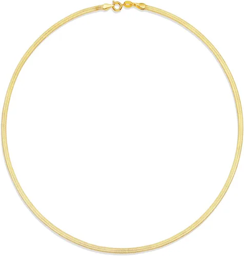 Miniatura 3 de Tienda Essentials Cadena de espiga chapada en oro o plata esterlina de 14 quilates