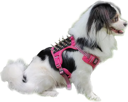 Miniatura 7 de Arnés táctico para perro, reflectante, chaleco antitirones, chaleco de protección contra pinchos, talla S
