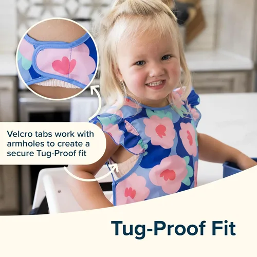 Miniatura 7 de Tiny Twinkle - Babero a prueba de desordenes para bebés varones Babero impermeable para niños pequeños para comer Delantal para bebé para Space