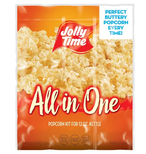 Miniatura 9 de JOLLY TIME Kit de palomitas de maíz todo en uno, paquetes de porciones con granos, aceite y sal para cine o máquinas de aire