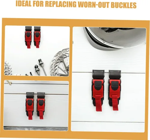 Miniatura 9 de Hemobllo 4pcs Quick Release Buckle: Universal Motorcycle Chin Strap Button Replacement - Metal Quick Release Buckle For Safety