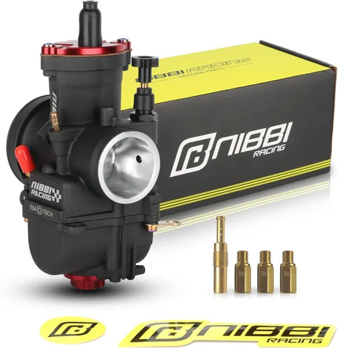 Miniatura 9 de Carburador NIBBI PWK de 24 mm para motocicleta, carburador de potencia de 125 cc-150 cc con chorros de carburador, compatible con motor GY6 Dirt