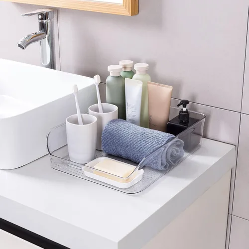 Miniatura 8 de Ettori Organizador de botellas de agua, paquete de 2 cubos organizadores de refrigerador y contenedores de almacenamiento transparentes