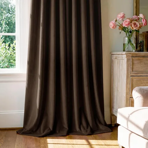 Miniatura 253 de StangH Cortinas de Terciopelo Verde Esmeralda de 96 Pulgadas - Cortinas Opacas de Terciopelo de Lujo Súper Suaves, Elegante Cobertura de Ventana
