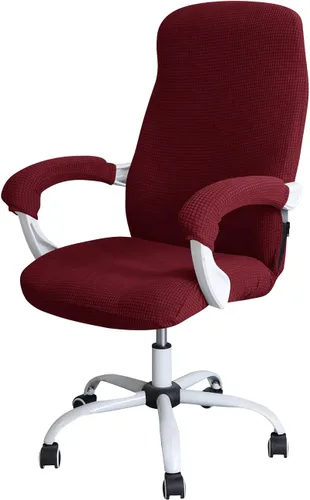Miniatura 57 de Forcheer - Fundas elásticas para reposabrazos de silla de oficina, resistentes al agua, de Spandex y Jacquard, para sillas de oficina y computadora