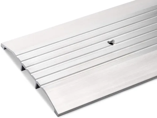 Miniatura 3 de Umbral de aluminio corrugado de 5 pulgadas de ancho x 1/2 pulgadas de alto para puertas exteriores, ADA accesible para discapacitados, 36 pulgadas