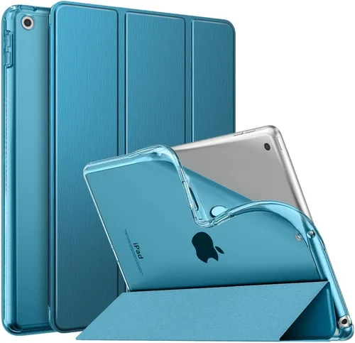 Miniatura 30 de Funda MoKo Compatible con Nuevo iPad de 9ª/8ª/7ª Generación de 10.2 pulgadas (2021/2020/2019), Funda Inteligente Delgada y Ligera con Soporte