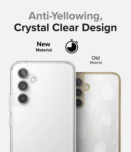 Miniatura 3 de Ringke Fusion [Muestra la belleza natural] Compatible con Samsung Galaxy A54, funda transparente 5G para mujeres, hombres, parachoques transparente
