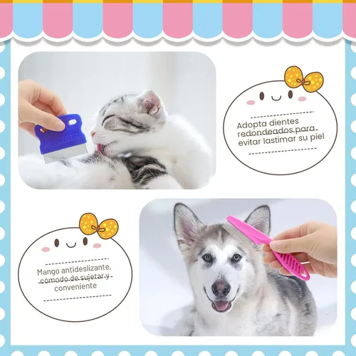 Miniatura 6 de KALAMANDA - Kit de aseo para conejo, cepillo para quitar uñas con cortaúñas de conejo, recortadores de uñas de conejo con peines para mascotas
