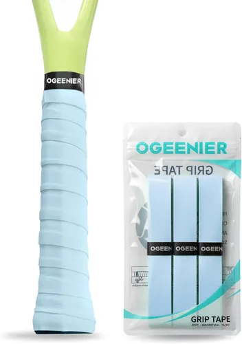 Miniatura 30 de OGEENIER Tennis Racket Grip Tape, 3, 6, 12 Pack Tennis Overgrip Tape, Absorbent and Anti-Slip, Precut Soft Racquet Wrap Grips Tape for Pickleball