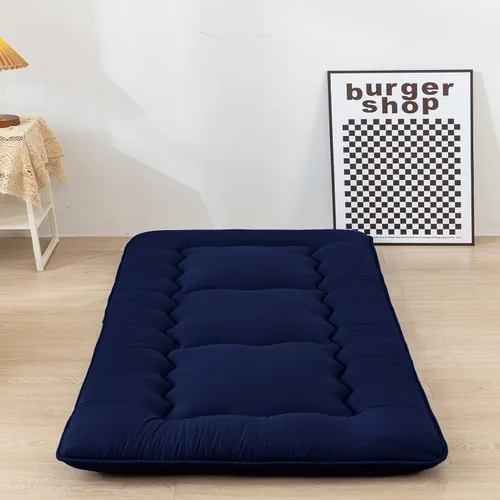 Miniatura 63 de MAXYOYO - Colchón de piso japonés, colchón tipo futón, colchón de tatami grueso, plegable, enrollable, colchón para niños y niñas, para dormitorio
